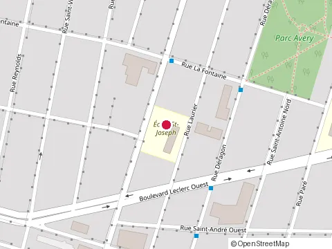 Location of Construction Tétrault Fafard at 369 Bd Leclerc O, Granby