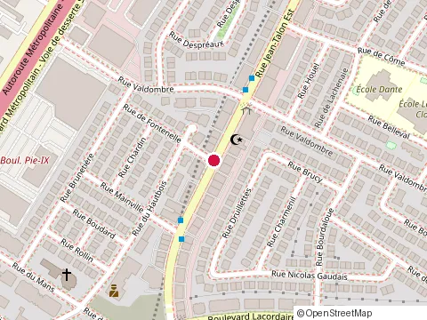 Location of Construction Tg Beco at 5967 Rue Jean-Talon E, Saint-Léonard