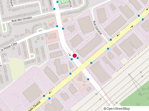 Location of Construction Voyer at 4083 boulevard le Corbusier, Laval