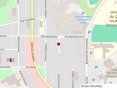 Location of Constructions Habitations Inc at 531 avenue Dufault, Rouyn-Noranda