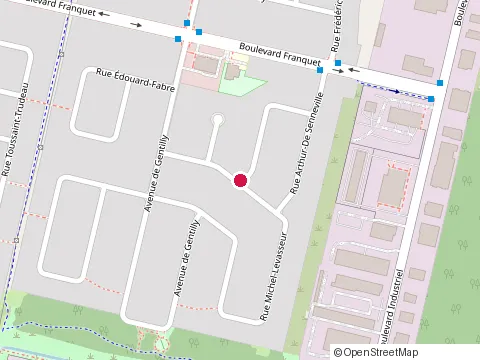 Location of Constructions Idéales Erc at 1458 boulevard Franquet, Chambly