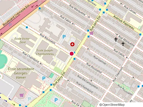 Location of Coopérative Rousselot at 8189 Rue Rousselot, Montréal