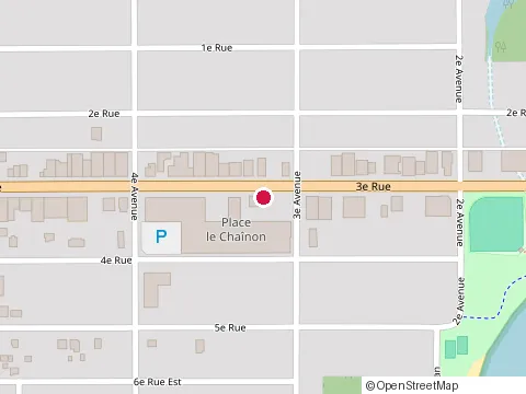 Location of Coq Roti Chibougamau at 453 3E Rue, Chibougamau