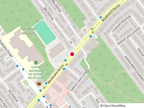 Location of Corp-Developpement Comm at 9140 Bd Perras, Montréal