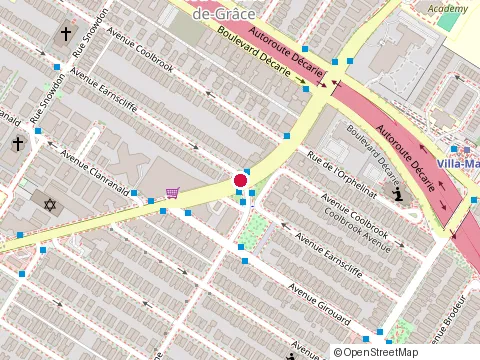 Location of Côte St Luc Bbq at 5403 Chemin de la Côte-Saint-Luc, Montréal