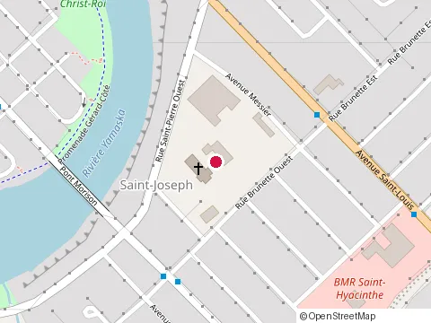 Location of Couvent des Soeurs Ste-Marthe at 675 Rue Saint-Pierre O, Saint-Hyacinthe