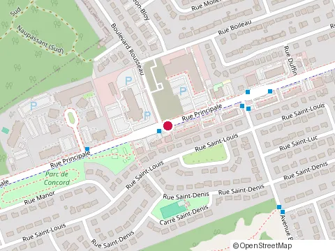 Location of Couvre-Plancher Blanchette at 176 Rue Principale, Châteauguay