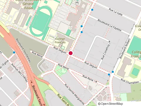 Location of Crdited at 1255 Rue Beauregard, Longueuil