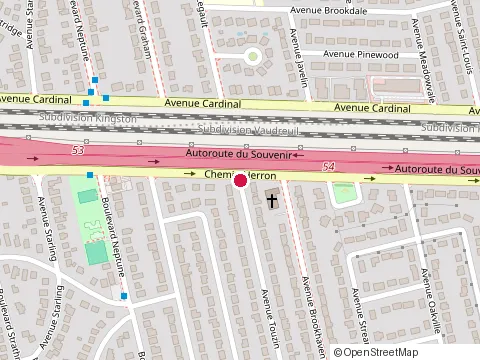 Location of Danro Inc. at 465 Touzin Ave, Dorval