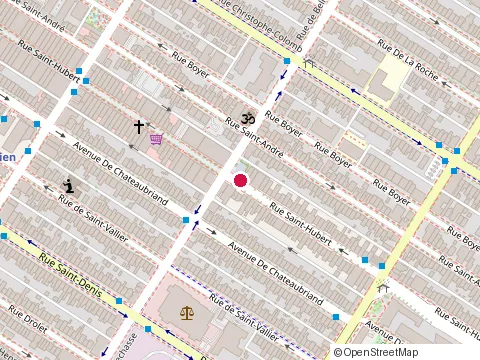 Location of Daphné Bilodeau Physiothérapeute at 5819 Rue Saint-Hubert, Montréal