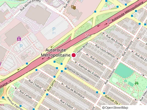 Location of Decasult at 3419 Henri Julien Ave, Montréal