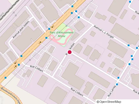 Location of Di Paolo Construction at 11051 Rue Mirabeau, Anjou