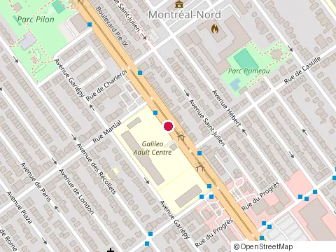 Location of Dic Ann'S Hamburgers at 10910 Pie-Ix Blvd, Montréal-Nord