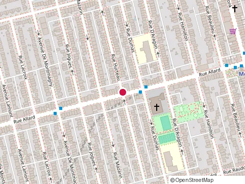 Location of Dilallo Burger Original 1929 at 2851 Rue Allard, Montréal