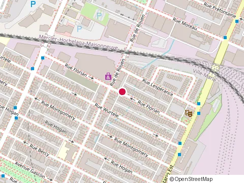 Location of Dk Déneigement at 2042 Rue Florian, Montréal