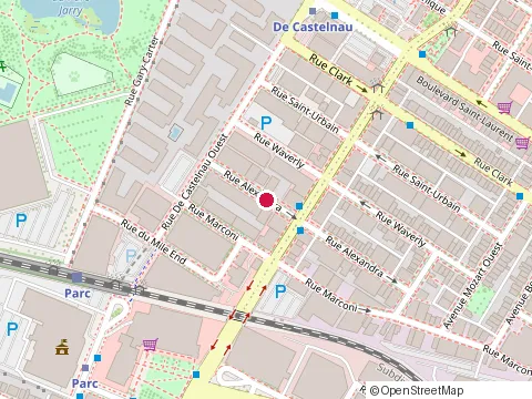 Location of Domis Gestion Immobilière at 7234 Rue Alexandra, Montréal