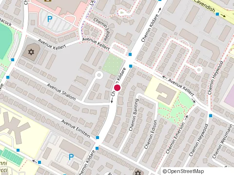 Location of Dr. Maureen Rappaport at 7005 Kildare Rd, Côte Saint-Luc