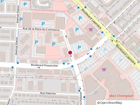 Location of Dufour Charbonneau Brunet & Associés Inc at 5 place du Commerce, Brossard