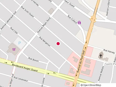 Location of Ébénisterie Distinction at 200 avenue du Pont S, Alma