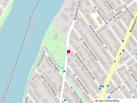 Location of Ecole de Ballet Carol Behnan at 4950 boulevard Gouin E, Montreal-Nord