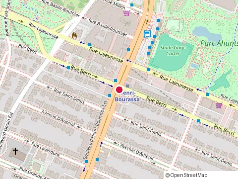 Location of Ecole de Camion-de Moto Lauzon at 400 Henri-Bourassa Boulevard E, Montréal