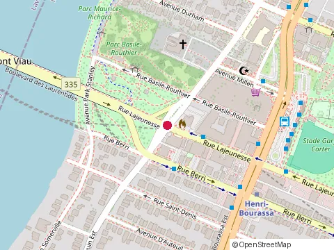 Location of Ecole de la Naturopathie at 10794 Rue Lajeunesse, Montréal