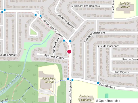 Location of Ecole des Trois Saisons at 1658 Boulevard des Seigneurs, Terrebonne