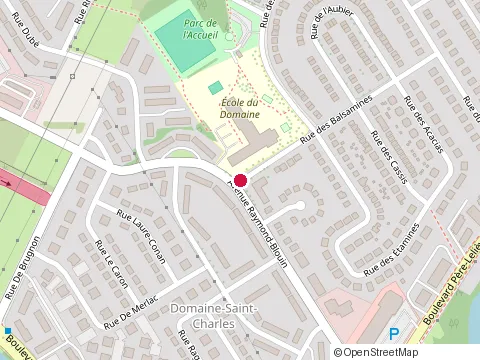 Location of Ecole du Domaine at 1630 Rue Loranger, Québec