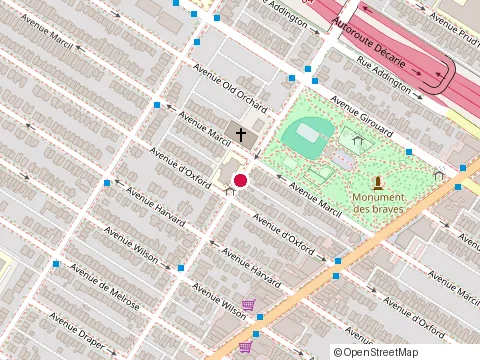 Location of Ecole Etoile Filante at 5619 chemin de la Cote-St-Antoine, Montréal