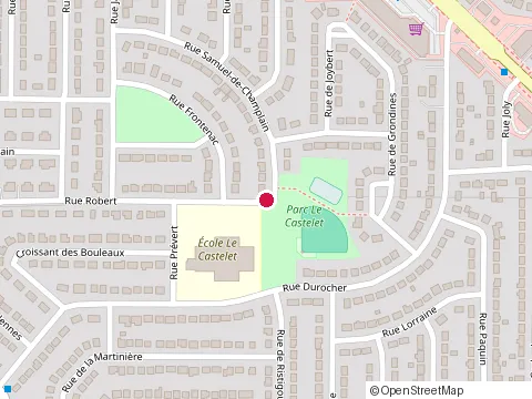 Location of Ecole le Castelet at 4200 Rue Robert, Terrebonne