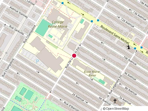 Location of Ecole Marie-Rivier at 9200 8E Av, Montréal