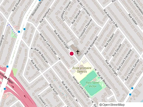 Location of Ecole Montessori Ville-Marie at 755 Rue Roland-Forget, Laval