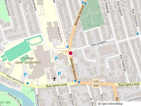 Location of Ecole Notre-Dame at 508 Montee Masson, Terrebonne