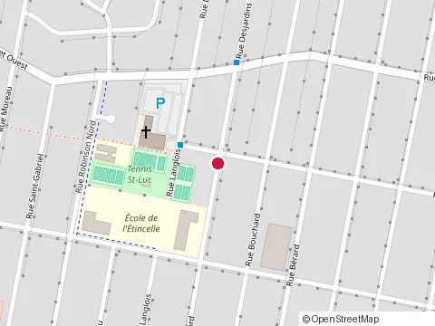 Location of Ecole Saint-Luc at 250 Rue Desjardins, Granby