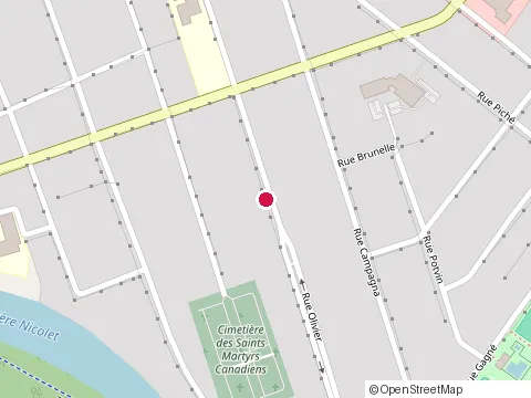 Location of Ecole St-David at 155 Rue Olivier, Victoriaville