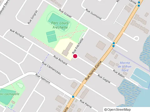 Location of Ecoles Louis-Frechette at 835 Rue Frechette, Repentigny