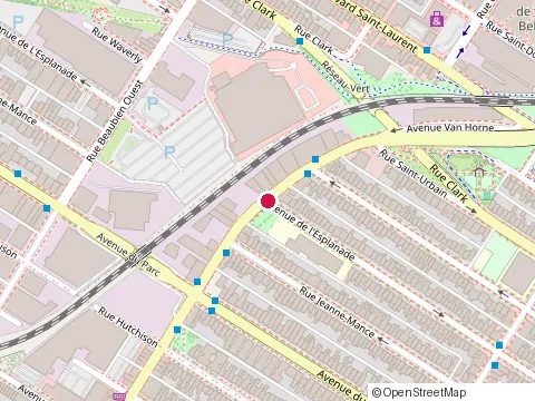 Location of Edouard Vii Ecole at 6080 avenue de l'Esplanade, Montréal