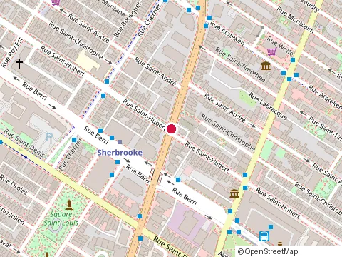 Location of Edupal Canada at 600 Rue Sherbrooke E, Montréal