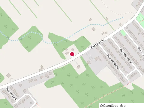 Location of Elm Ridge Country Club at 851 Cherrier Road, Montréal