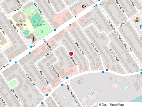 Location of Embellissements Paysagers at 272 64E Av, Laval
