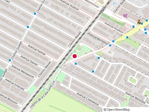 Location of Emery Psychology at 5555 avenue Westminster Suite 420, Côte Saint-Luc