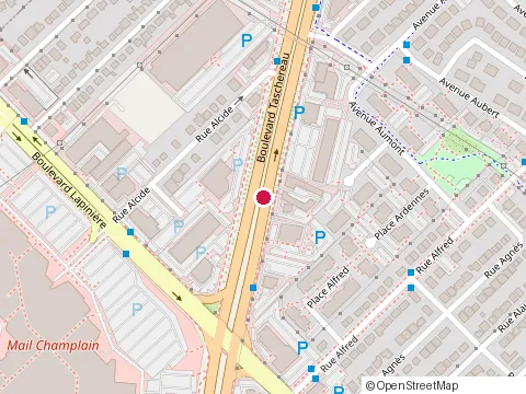 Location of Energenia at 6185 boulevard Taschereau, Brossard