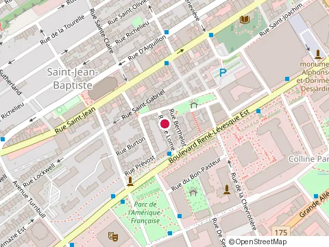 Location of Entreprises 1624 Inc at 927 Rue de Lorne, Québec