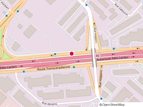 Location of Entreprises Exportech Inc at 9650 route Transcanadienne, Saint-Laurent