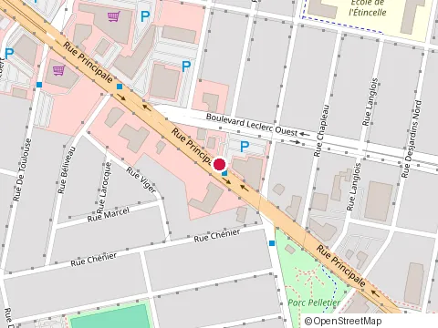 Location of Équipenutrition at 699 Rue Principale, Granby