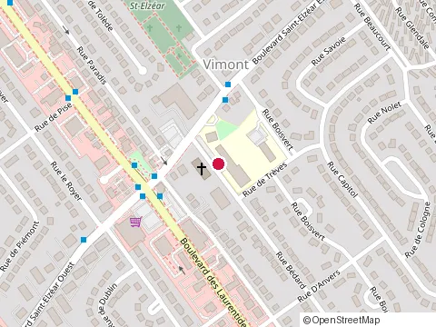 Location of Explorateurs Ecoles Primaires at 1895 Rue Bedard, Laval