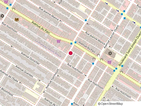 Location of Faros Restaurant - Greek Seafood - Mediterranean at 362 Avenue Fairmount O, Montréal