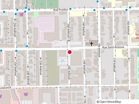 Location of Federal Steel Equipment at 540 20E Avenue, Montréal