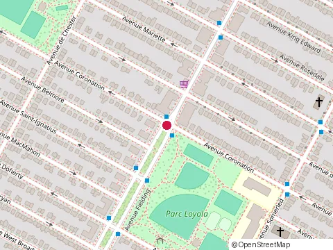 Location of Fielding at 6955 Fielding Ave, Montréal