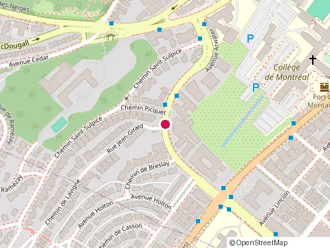 Location of First Stays at 3500 Atwater Ave #7, Montréal